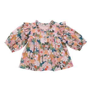Watercolor Floral Top - Select Size
