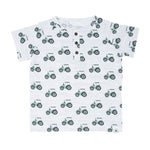 Tractor Short Sleeve Raglan Henley - Select Size