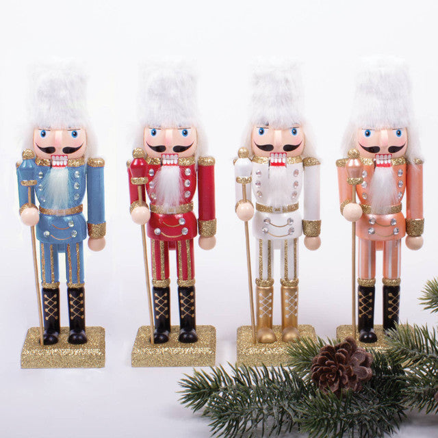 
            
                Load image into Gallery viewer, 10&amp;quot; Hand Painted Nutcracker - Select Color
            
        