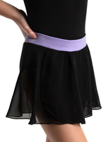 Black/Violet Girls Pull On Skirt - Select Size