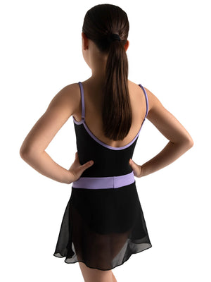 Black/Violet Girls Pull On Skirt - Select Size