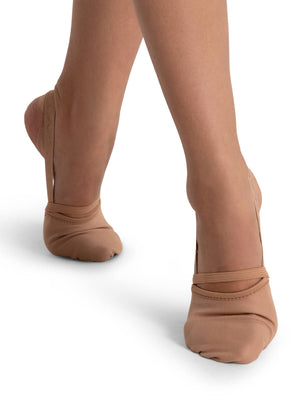 H064W Skintone 60 Canvas Pirouette Half Sole Shoe - Select Size