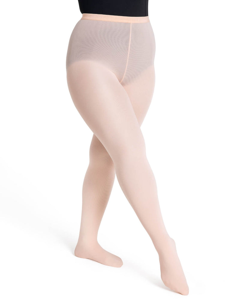9 Classic Pink Professional Mesh Transition Tights With Seams - Select Size