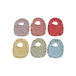 Cotton Double Cloth Baby Bib - Select Color