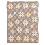 Daisies & Checks Baby Blanket
