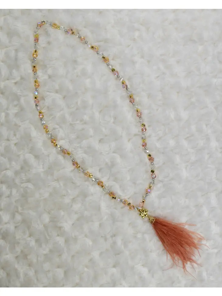 Rose Gold Beaded Necklace