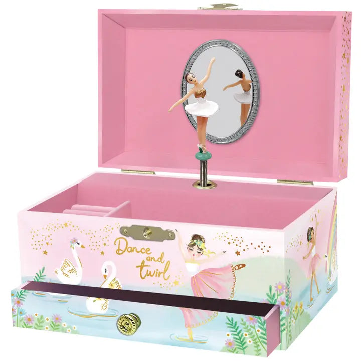 Ballerina Musical Deluxe Jewelry Box