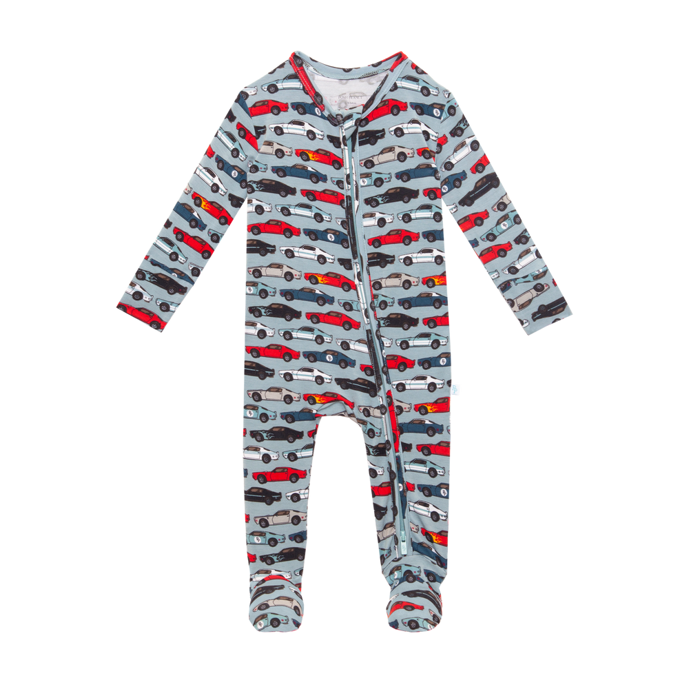 Miles Footie Zippered One Piece - Select Size