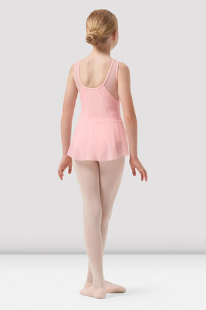 CR0501 - Girls Candy Pink Sage Mesh Wrap Skirt - Select Size