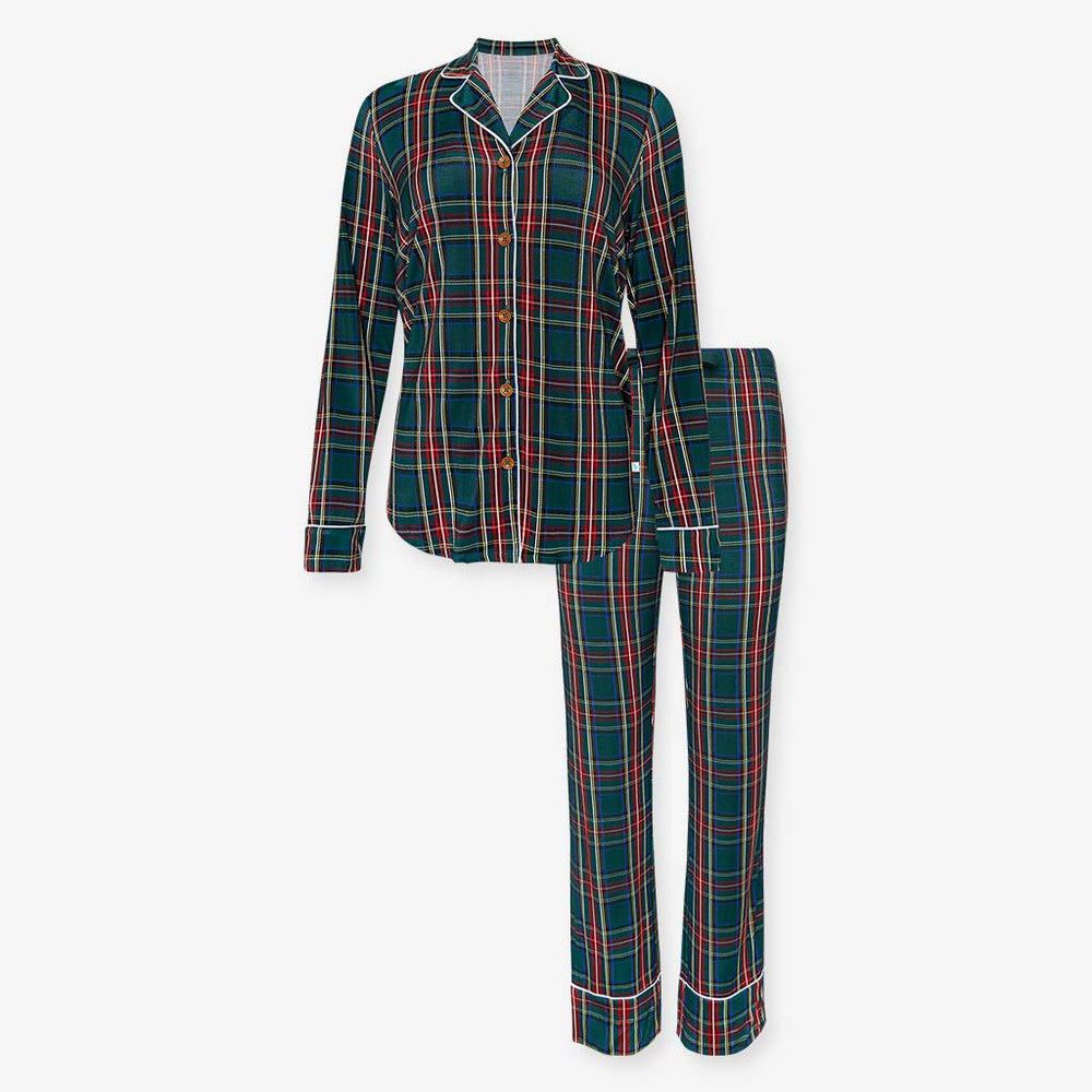 Tartan Plaid Women’s Long Sleeve & Relaxed Long Pajama Pants - Select Size