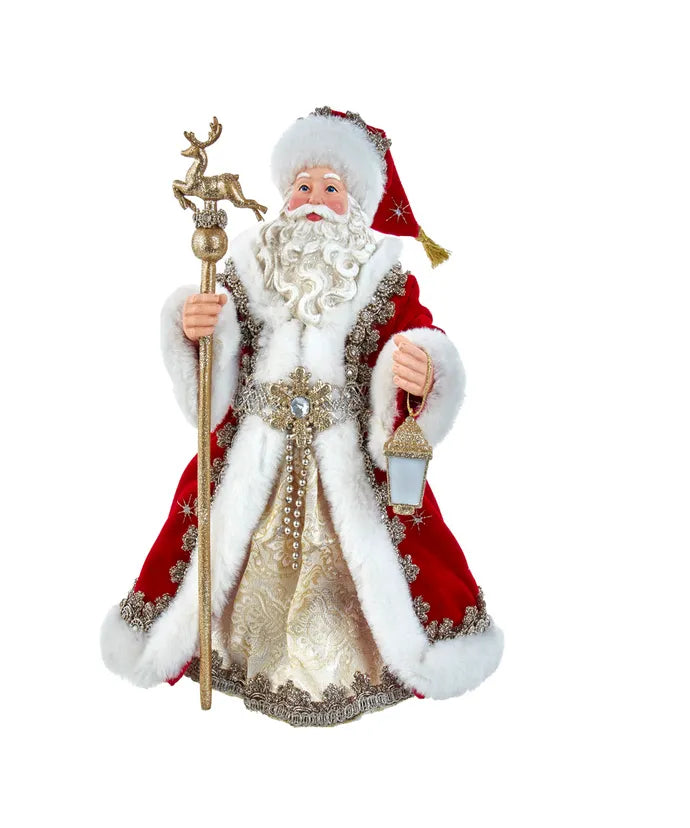 10.5" Fabriché™ Regal Red Santa