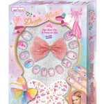 Dazzle Nails + Hair Bow Clip, Ballerina Beauties