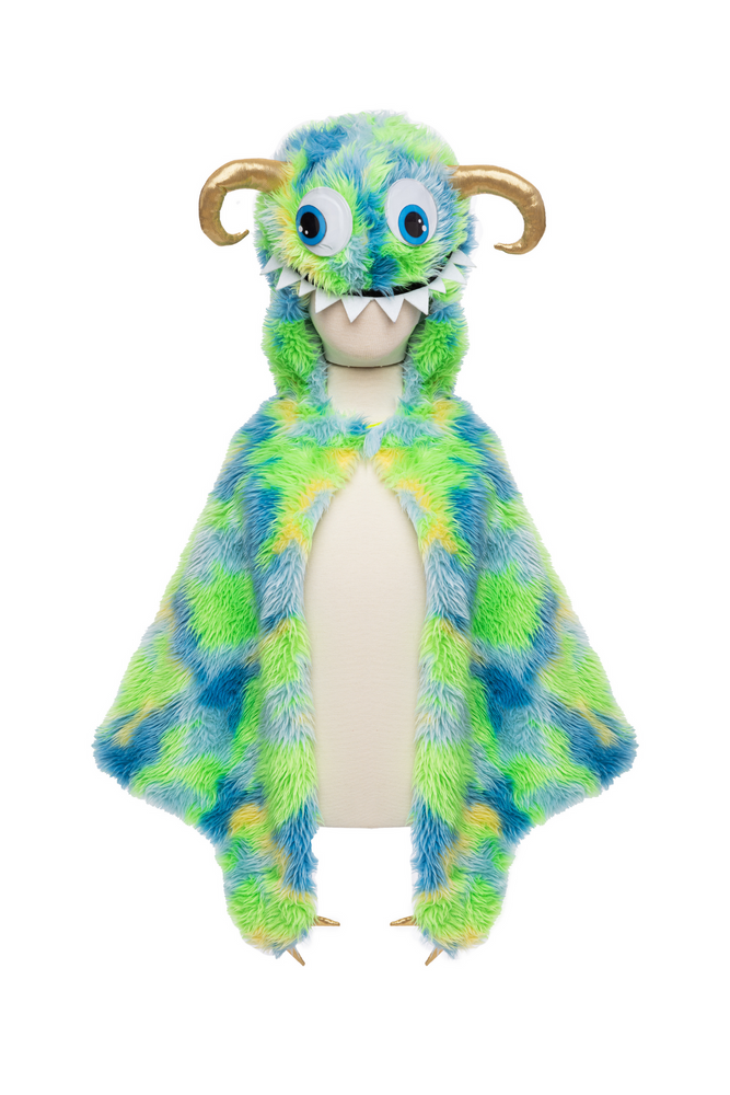 Swampy The Monster Cape, Green /Blue