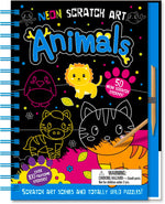 Neon Scratch Art: Animals