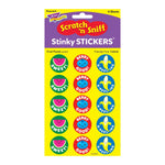 Friendly Fruit, Fruit Punch scent Scratch 'n Sniff Stinky Stickers® – Large Round