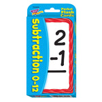 Subtraction 0-12 Pocket Flash Cards