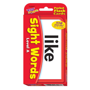 Sight Words – Level A Pocket Flash Cards