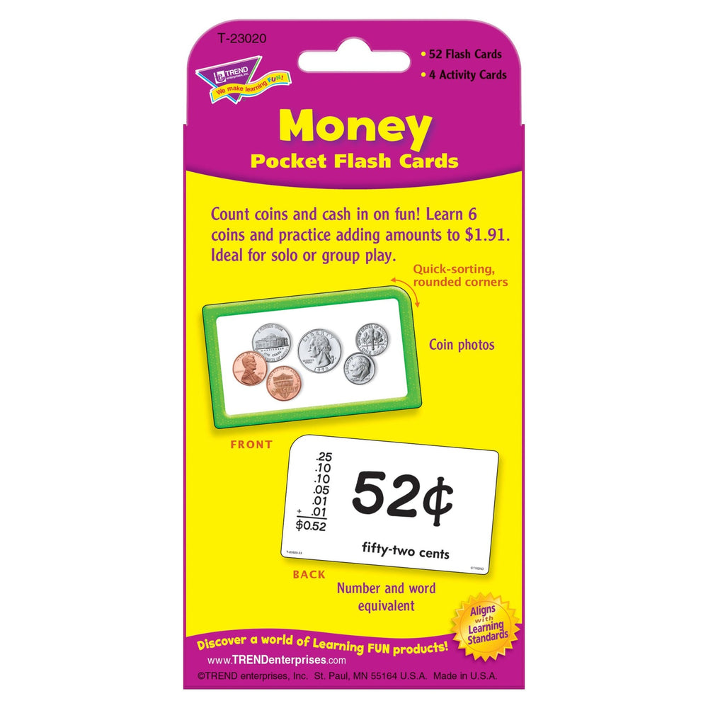 Money Pocket Flash Cards