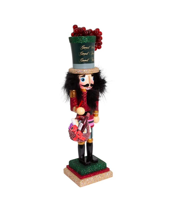 14" Hollywood Nutcrackers™ Wine Nutcracker