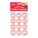 Happy Birthday, Whipped Cream scent Retro Scratch 'n Sniff Stinky Stickers®