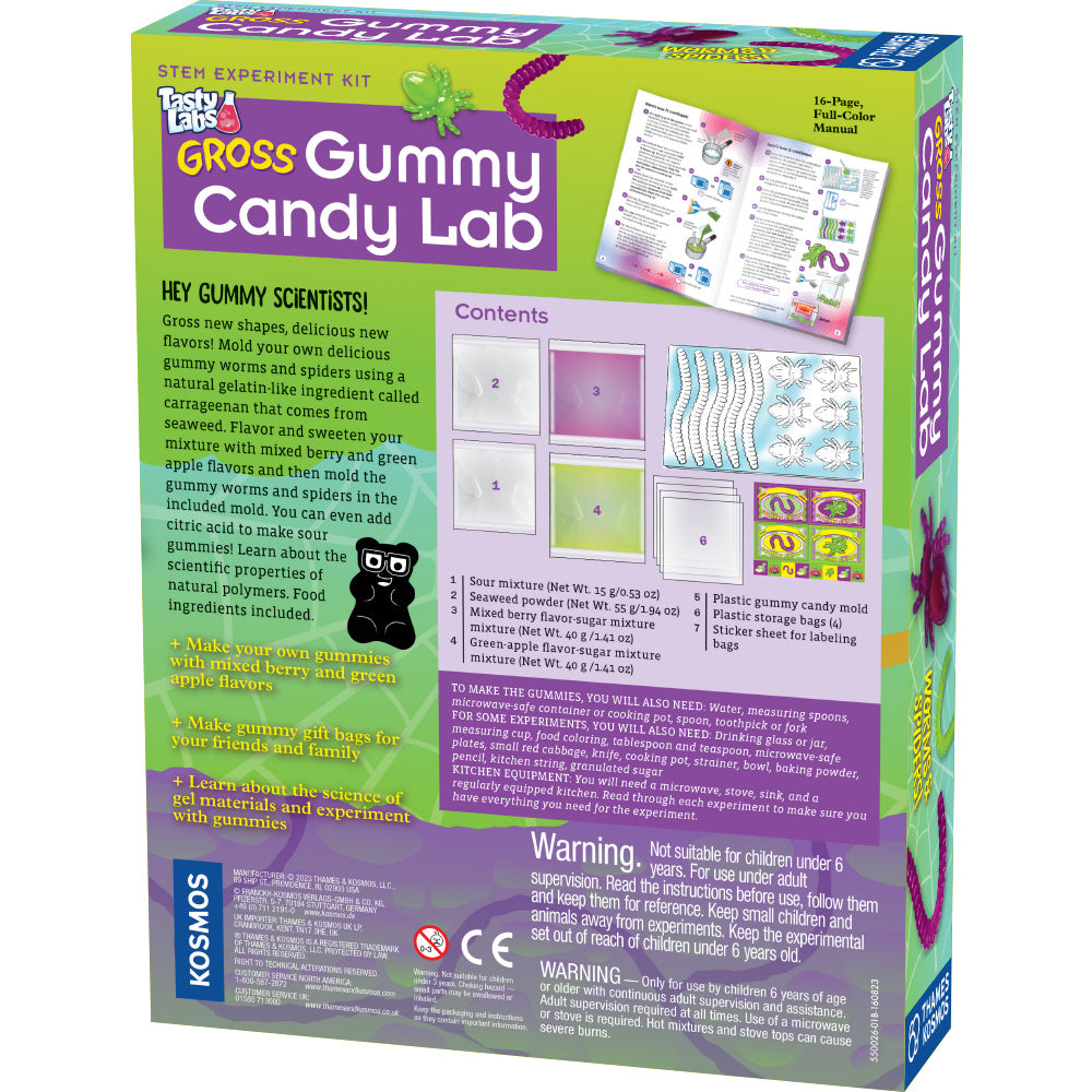 Gross Gummy Candy Lab: Worms and Spiders