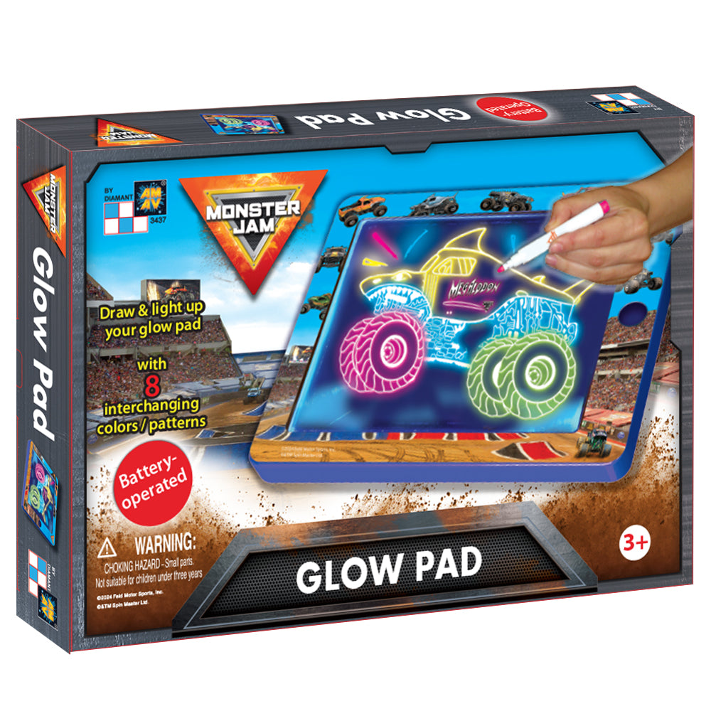 Monster Jam Premium Glow Pad