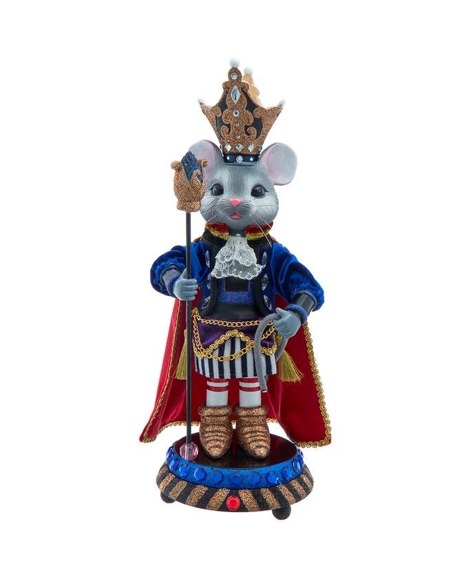 15" Hollywood Nutcrackers™ Mouse King Nutcracker