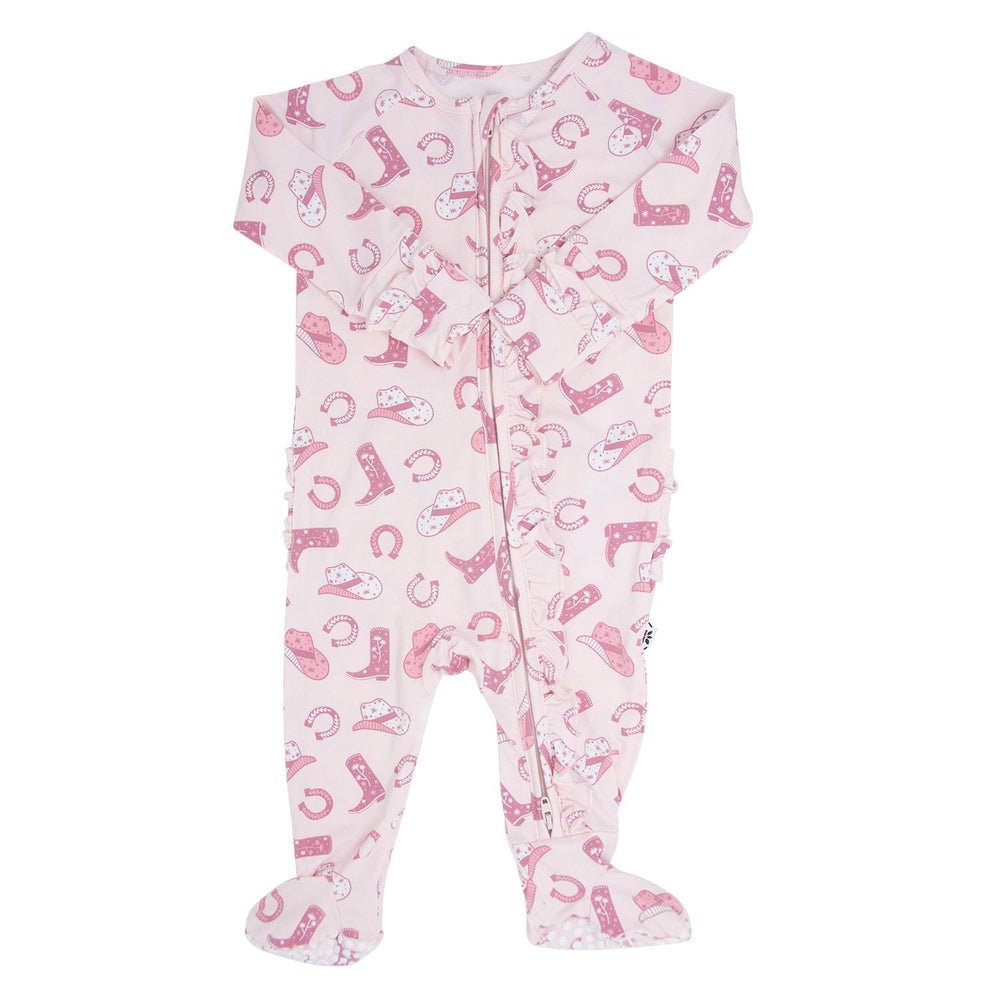 Gwen Ruffle Footie - Select Size