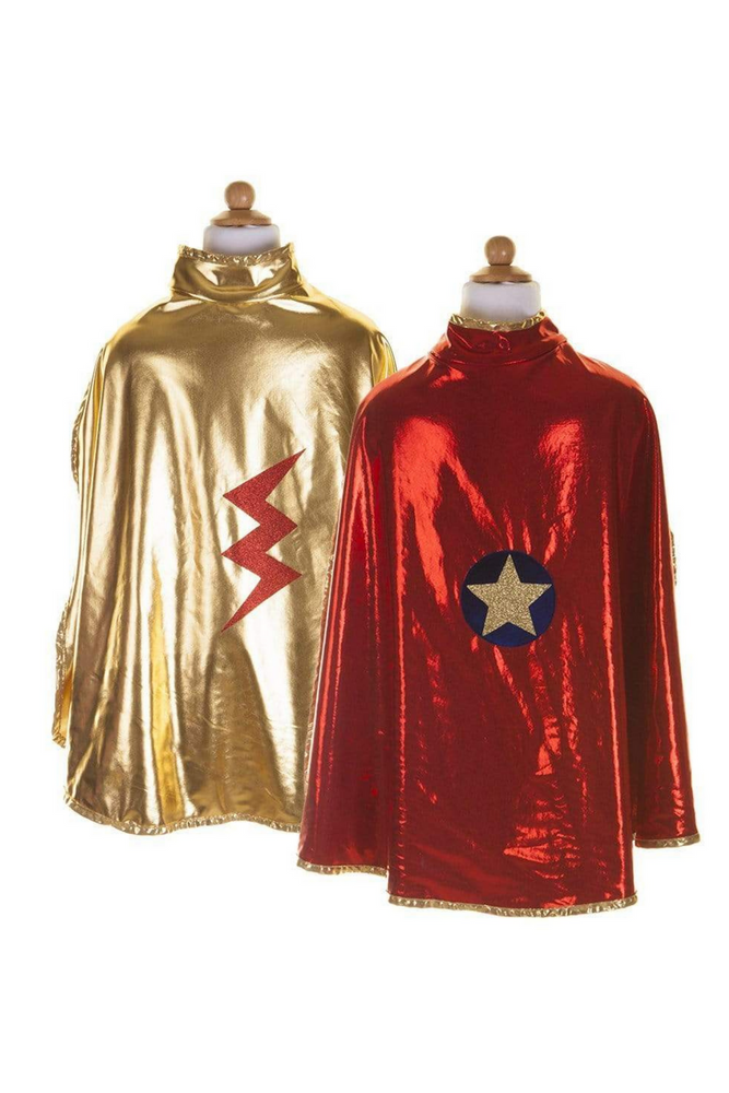 Red & Gold Reversible Wonder Cape
