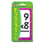 Multiplication 0-12 Pocket Flash Cards