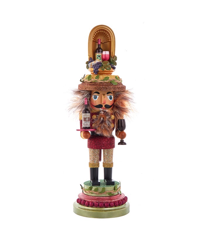 15" Hollywood Nutcrackers™ Wine Nutcracker