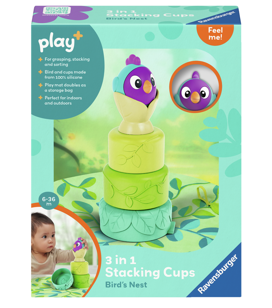 3-in-1 Stacking Cups: Bird's Nest