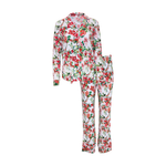 Beatrix - Women's Long Sleeve & Relaxed Long Pajama Pants - Posh Peanut - Select Size