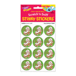 Keep Rolling!, Leather scent Retro Scratch 'n Sniff Stinky Stickers®