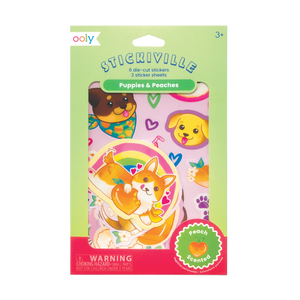 Stickiville Puppies and Peaches Scented Stickers