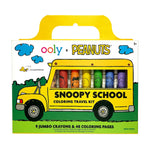 Peanuts: Snoopy School Coloring Travel Kit