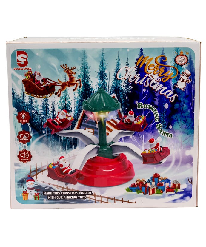 Rotating Santa Table Piece