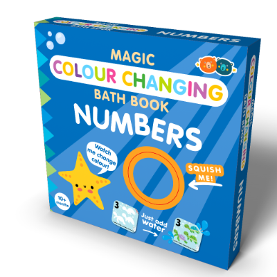 Magic Color Changing Bath Book – Numbers