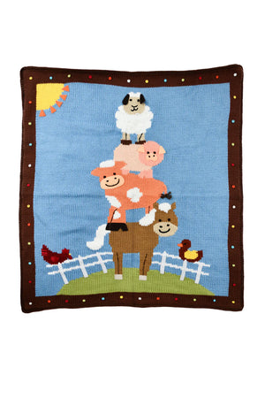 Animal Tower Blanket