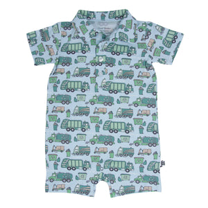 Reduce Reuse Recycle Polo Romper - Select Size