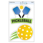 Pickleball Power Vinyl Stickers