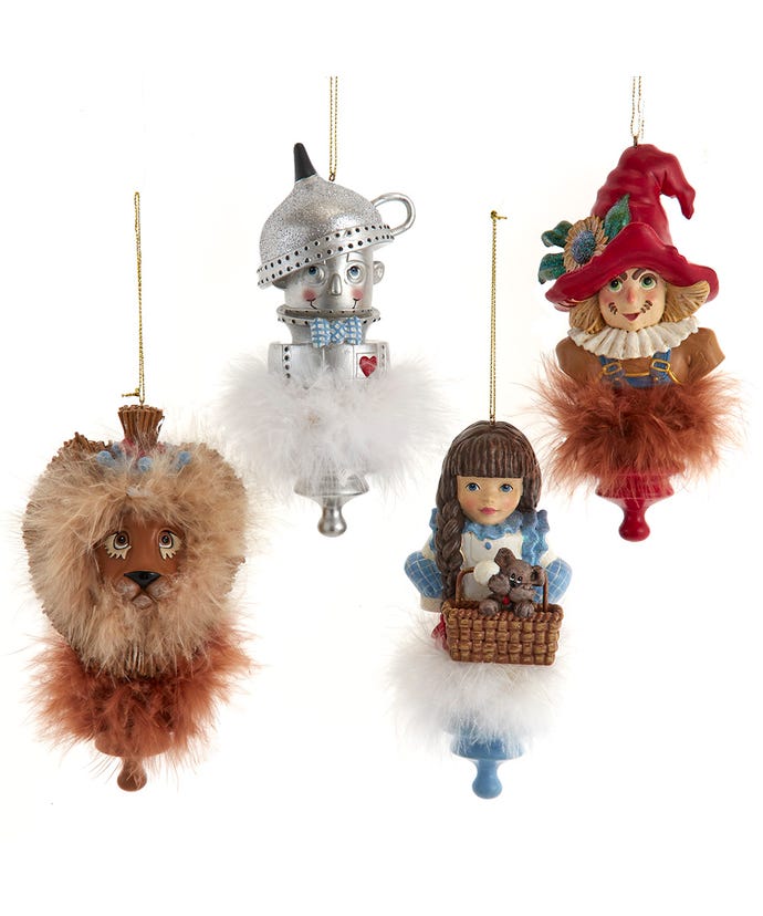 6" Holly Hats™ Oz Ornaments, 4-Piece Box