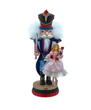 15" Hollywood Nutcrackers™ Prince With Clara Nutcracker