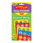 Positive Words Scratch 'n Sniff Stinky Stickers Variety Pack