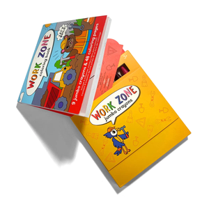 Carry Along Coloring Book Set - Work Zone