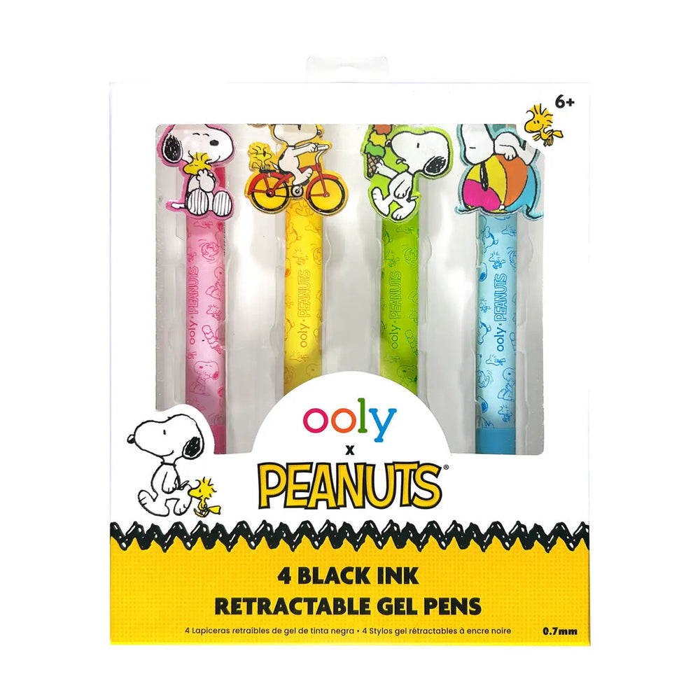 Peanuts: Black Ink Retractable Gel Pen