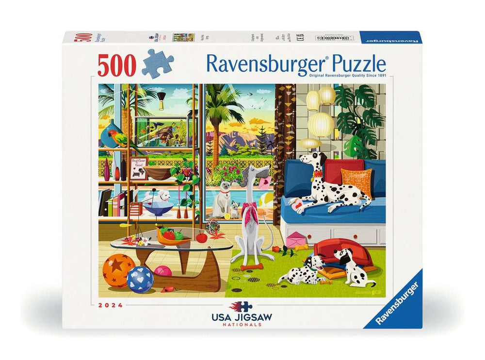 Pets of Palm Springs 500 Piece Puzzle