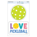 Pickleball Passion Vinyl Stickers