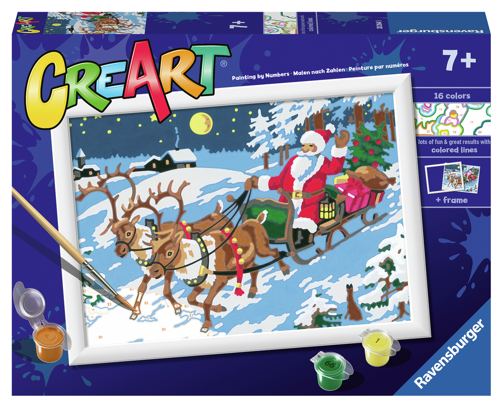 The Night Before Christmas CreArt Paint By Numbers Kit