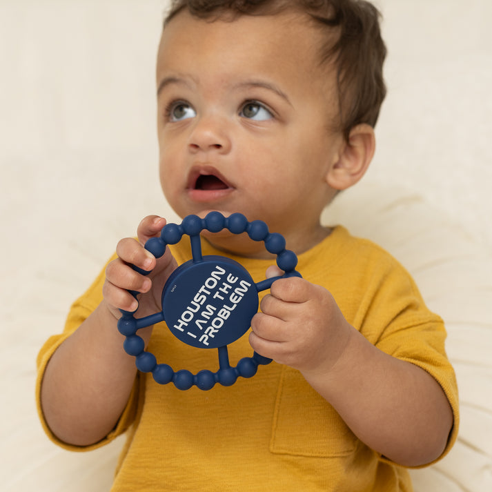 Houston I am the Problem Happy Teether